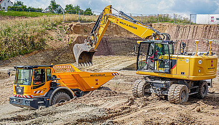 Bergmann-Dumper verst&auml;rken Maschinenpark bei Wolff & M&uuml;ller