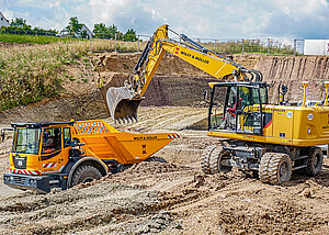 Bergmann-Dumper verst&auml;rken Maschinenpark bei Wolff & M&uuml;ller