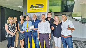 Hydraulik-Paule ist zum Jubiläum zu Gast bei MB Crusher in Italien