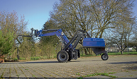 &raquo;Segway&laquo; meets Radlader: Mit &raquo;QuiMo&laquo; emissionsfrei auf der Baustelle
