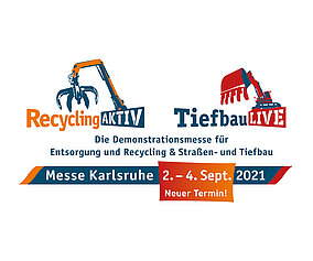 RecyclingAKTIV und TiefbauLIVE nun im September 2021