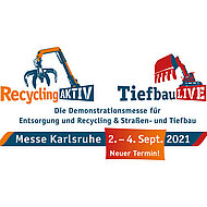 RecyclingAKTIV und TiefbauLIVE nun im September 2021