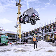 K&auml;rcher: Wenn Baumaschinen unter Unmengen an Schmutz stecken