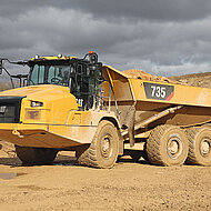 Caterpillar bei Zeppelin Baumaschinen: Neues Cat-Dumpertrio