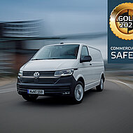 Volkswagen: Goldmedaille f&uuml;r den VW T6.1 als&nbsp;sicherster Transporter