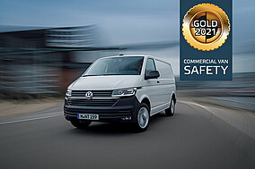 Volkswagen: Goldmedaille für den VW T6.1 als sicherster Transporter