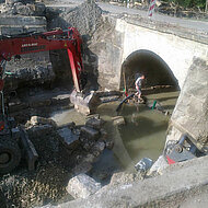 Hochwassersch&auml;den professionell beseitigen - AURAS Pumpen im Einsatz bei Sanierungsarbeiten in Braunsbach