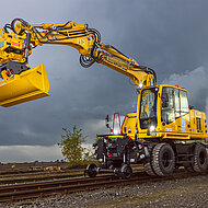 Neuer Zweiwegebagger 235RR vorgestellt