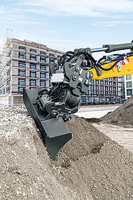 Liebherr-Hydraulikbagger: Anbauwerkzeug erweitert Einsatzmöglichkeiten