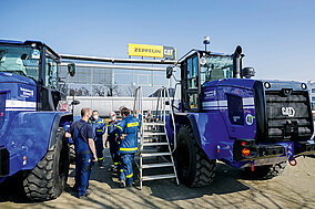 Cat-Radlader unterstützen THW-Standorte bundesweit bei Bergungseinsätzen