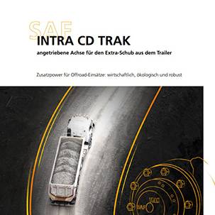SAF INTRA CD TRAK – angetriebene Achse von SAF-HOLLAND für den Extra-Schub aus dem Trailer