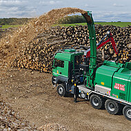 Caterpillar-Motoren f&uuml;r den neuen hybriden Chippertruck von Jenz