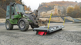 Stoßräder erweitern das Kehrbesensystem