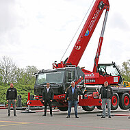 Der erste Grove GMK3060L-1  mit neuem Fahrerhaus in Deutschland