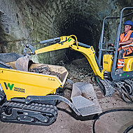 Wacker Neuson: Emissionsfreie Abbrucharbeiten auf mittelalterlicher Festung