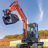 Vier neue in der Kompaktbaggerreihe