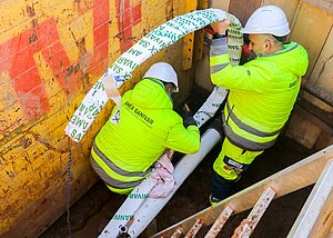 Stadtwerke Merzig setzen auf grabenloses Sanierungsverfahren der Amex Sanivar AG