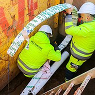 Stadtwerke Merzig setzen auf grabenloses Sanierungsverfahren der Amex Sanivar AG