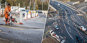 Umrüstung der Verkehrsführung 