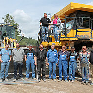 Drei Komatsu Kraftpakete f&uuml;r den Steinbruch Schulte