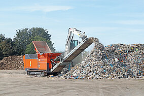ARJES: Mit dem Schredder im Kampf gegen die Abfallflut nach dem Hochwasser