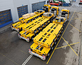 Schwertransportspezialist übernimmt 32 Achslinien von Goldhofer