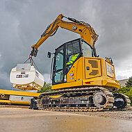 Zeppelin: Mit festem Ausleger mehr Aushuboptionen 