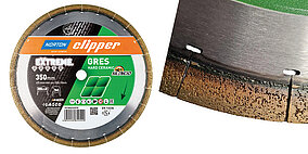 Trennen von Feinsteinzeug: ohne Nachschärfen und Scheibenwechsel