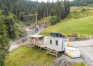 Nachhaltige Stromversorgung am Bau &ndash; Liebherr-Energiespeicher f&uuml;r den &ouml;sterreichischen Katastrophenschutz