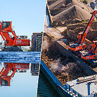 Umschlagbagger leisten ma&szlig;geblichen Beitrag zum Erfolg von GWS 