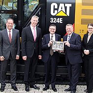 Caterpillar zeichnet Zeppelin f&uuml;r au&szlig;erordentlichen Markterfolg aus