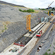 Ringer-Schalung trotzt Gefälle