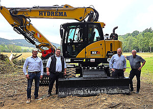 Hydrema stellt auf der Nordbau neuen H&auml;ndler vor