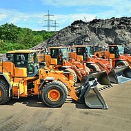 Hyundai: Radlader-Mietflotte bewegt hunderttausende Tonnen