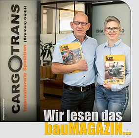 Ralph Richter (Geschäftsführer) und Annemarie Richter (Prokuristin) | CARGOTRANS (Bremen) GmbH, Internationale Spedition, Bremen