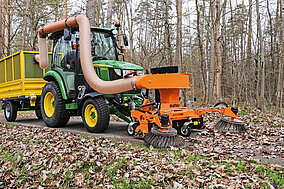 Saugkehrsystem punktet mit aktiver Absaugung