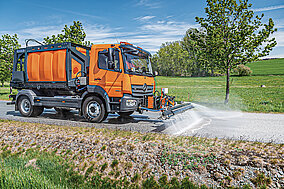 Individuelle Wassertechnik im Großformat für alle Lkw anbieten