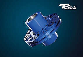 Elastische Bolzenkupplung mit neuem Baukonzept