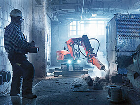 Neue Fernbedienung für Abbruchroboter