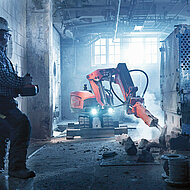 Neue Fernbedienung f&uuml;r&nbsp;Abbruchroboter