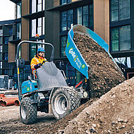 Coll&eacute; erweitert Mietflotte um elektrische Rad-Dumper von Wacker Neuson