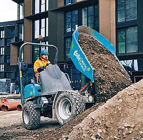 Collé erweitert Mietflotte um elektrische Rad-Dumper von Wacker Neuson