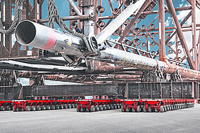 Eine Erfindung wird 40: SPMT hat Spezialtransporte revolutioniert