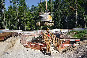 volvo ce: Bagger im Anflug für den Tunnelbau