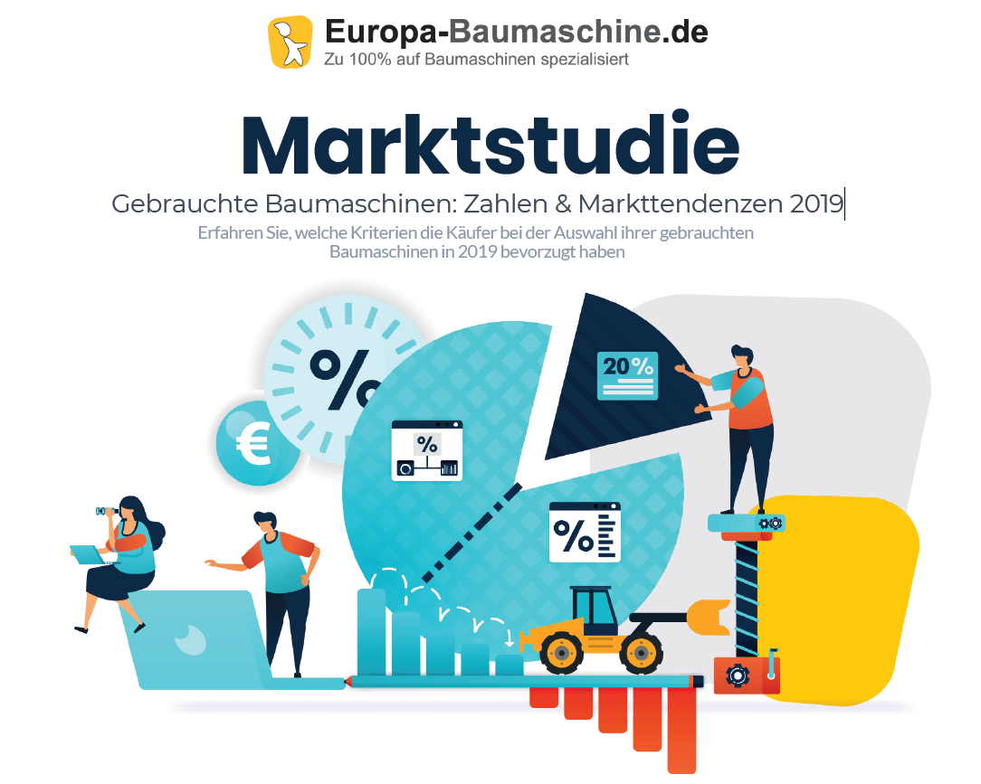 Marktstudie Gebrauchte Baumaschinen: Zahlen & Markttendenzen 2019