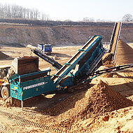Giese-Kies ersetzt Trockensiebanlagen gegen neue Powerscreen Chieftain 2200