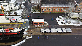 Schwerlastmodul für Fähren-Transport