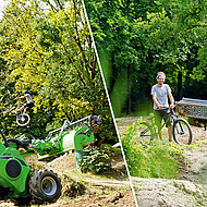 Beste Option f&uuml;r besonderes Gel&auml;nde im Dirtpark