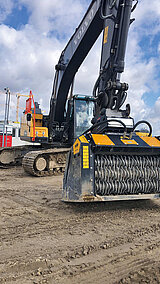 Mb Crusher: Absieben, mischen und verfüllen in einem Lauf