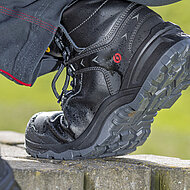 Knie- und r&uuml;ckenfreundliche Sicherheitsschuhe